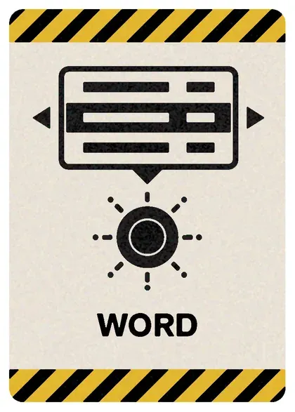 Word protocol card